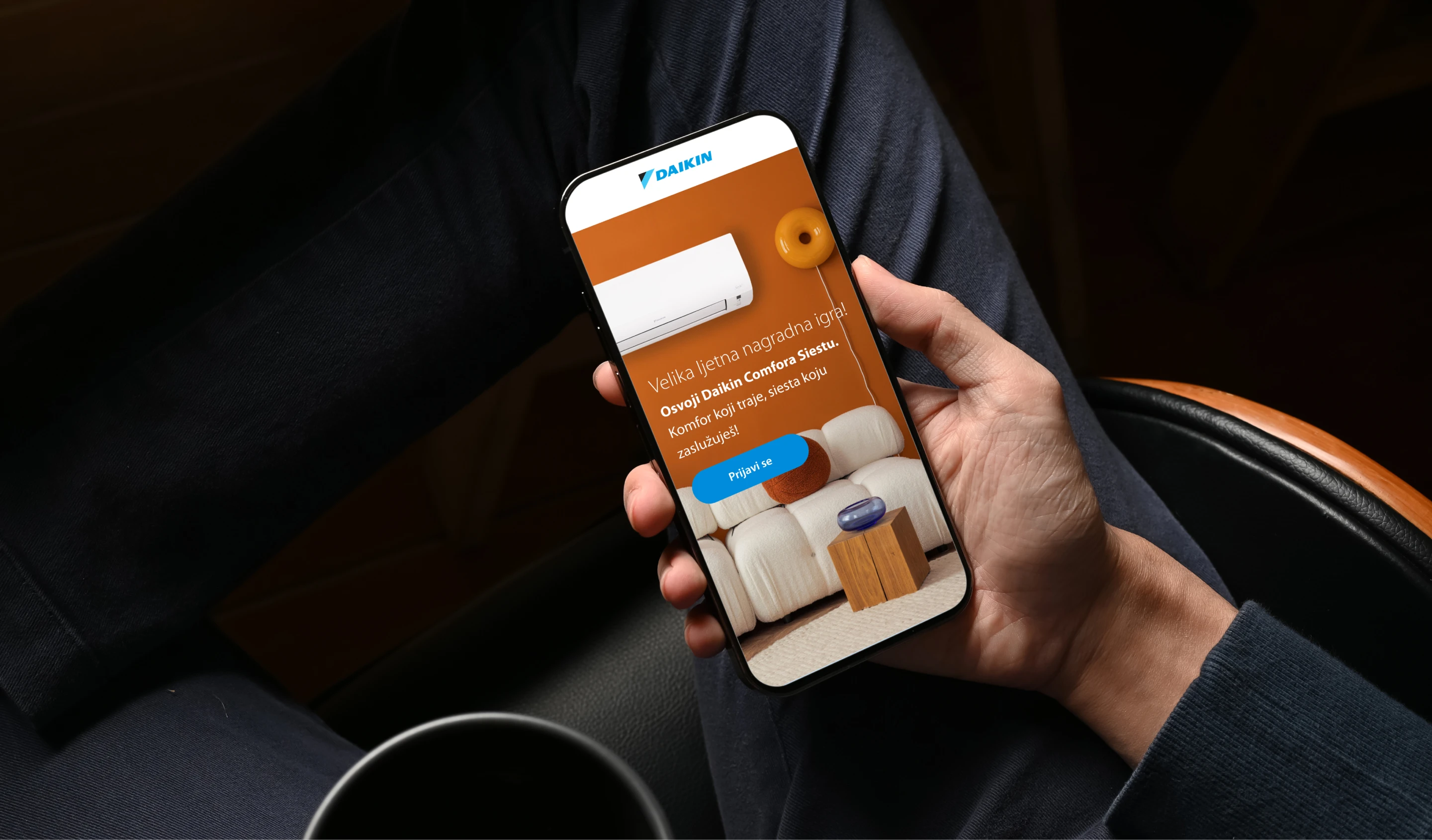 Bayer home page on mobile
